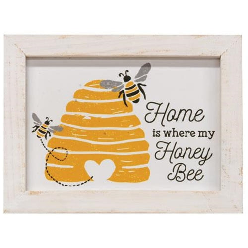 Home Is Where My Honey Bee Frame (Pack of 4)