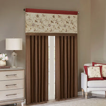 Load image into Gallery viewer, Madison Park Serene Embroidered Window Valance -50X18&quot; MP41-1532 By Olliix
