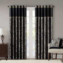 Load image into Gallery viewer, Madison Park Aubrey Jacquard Panel Pair -108" Panel MP40-2678 By Olliix
