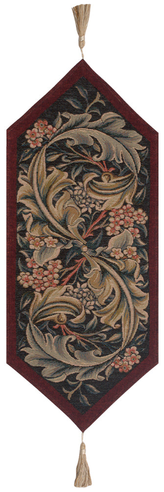 William Morris Red Large French Table Runner