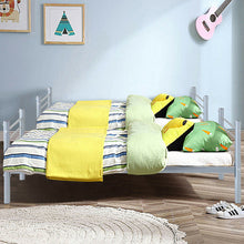 Load image into Gallery viewer, Bedroom Kids Adult Metal Ladder Twin Bunk Beds Frame
