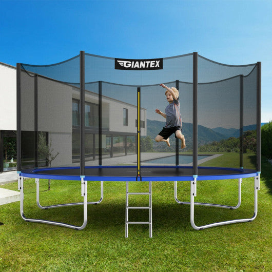12/14 Feet Trampoline Bounce Jump Combo with Spring Pad-14'