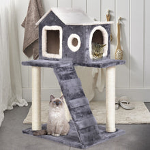 Load image into Gallery viewer, 36 Inch Tower Condo Scratching Posts Ladder Cat Tree
