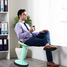 Load image into Gallery viewer, Adjustable Active Learning Stool Sitting Home Office Wobble Chair with Cushion Seat -Green
