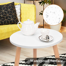 Load image into Gallery viewer, Small Modern Round Coffee Tea Side Table
