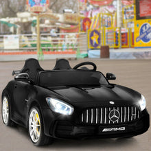 Load image into Gallery viewer, 12V Kids Ride On Car Mercedes Benz AMG GTR with Remote and LED Lights-Black
