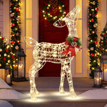 Load image into Gallery viewer, Lighted Christmas Reindeer Decorations with 50 LED Lights for Outdoor Yard
