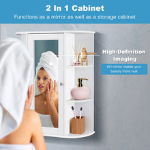 Load image into Gallery viewer, Bathroom Cabinet Single Door Shelves Wall Mount Cabinet
