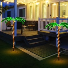 Load image into Gallery viewer, 5 Feet LED Pre-lit Palm Tree Decor with Light Rope
