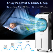 Load image into Gallery viewer, 3-in-1 Evaporative Air Cooler with 12H Timer Remote-White
