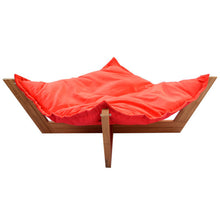 Load image into Gallery viewer, Pet Hammock Bed Dog Nap Mat Cat Sleeping Pad  Bamboo Lounge-Light Blue
