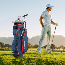 Load image into Gallery viewer, Lightweight and Large Capacity Golf Stand Bag-Navy
