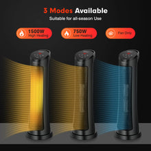 Load image into Gallery viewer, 1500W PTC Fast Heating Space Heater with Remote Control
