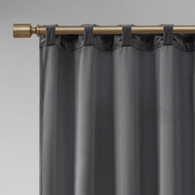 Load image into Gallery viewer, Colt Room Darkening Poly Velvet Rod Pocket/Back Tab Window Panel Pair 5DS40-0227 By Olliix
