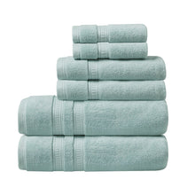 Load image into Gallery viewer, Plume 100% Cotton Feather Touch Antimicrobial Towel 6 Piece Set - BR73-2437
