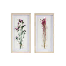 Load image into Gallery viewer, Avant Garden Floral Natural Shadowbox 2 Piece Set MP95B-0262 By Olliix
