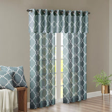 Load image into Gallery viewer, Madison Park Fretwork Print Window Curtain -108" Panel MP40-2026 By Olliix

