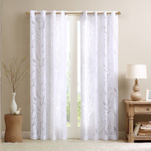 Load image into Gallery viewer, Madison Park Averil Sheer Bird Window Panel -84" Panel MP40-1050 By Olliix

