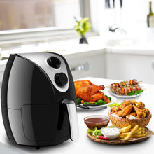 Load image into Gallery viewer, 1500W Electric Air Fryer Cooker with Rapid Air Circulation System Low-Fat-Black
