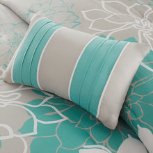 Load image into Gallery viewer, Olliix Lola 100% Cotton Sateen Printed 6 Piece Comforter Set By Madison Park MP10-6833
