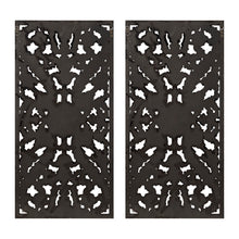 Load image into Gallery viewer, Botanical Panel Carved Wall 2 Piece Set - MP95B-0264
