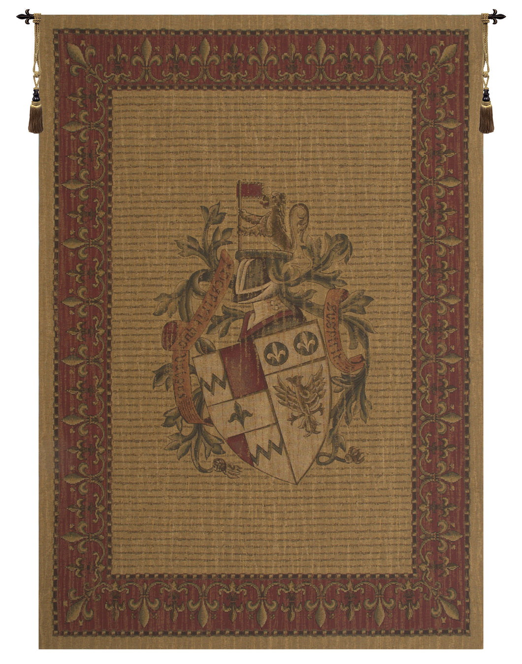 Unicorn Crest Belgian Tapestry