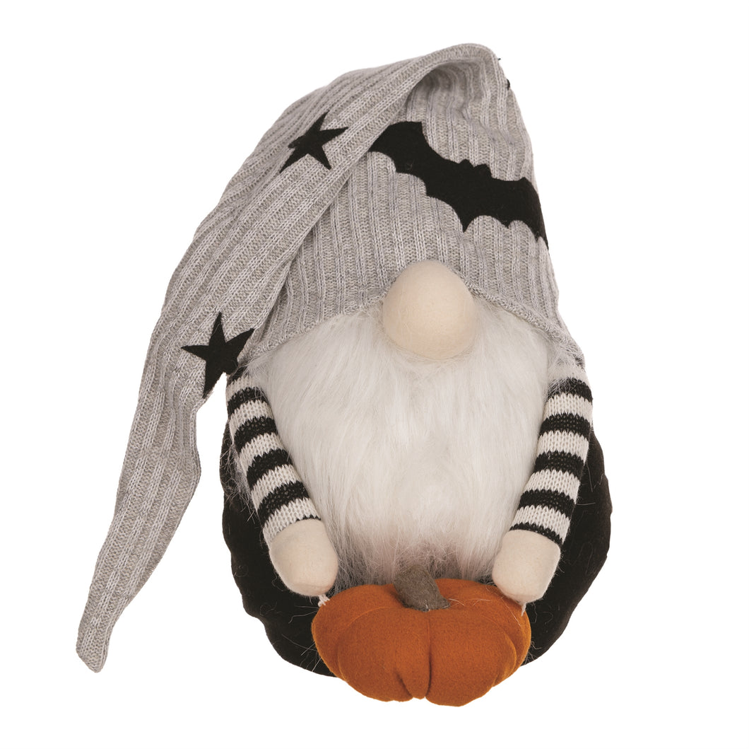 Plush Halloween Pumpkin Gnome Shelf Sitter 24