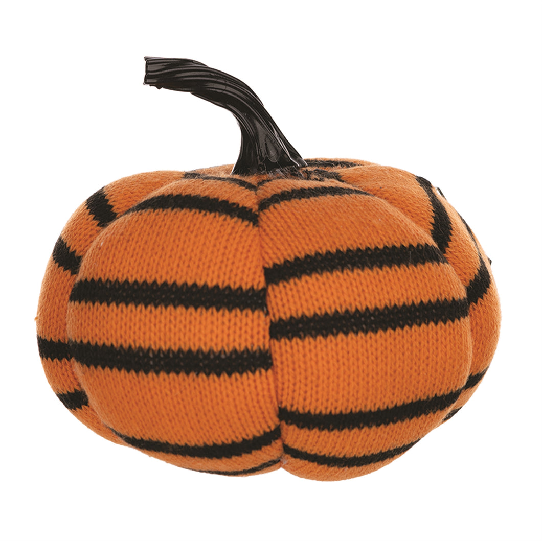 Plush Halloween Striped Pumpkin 5