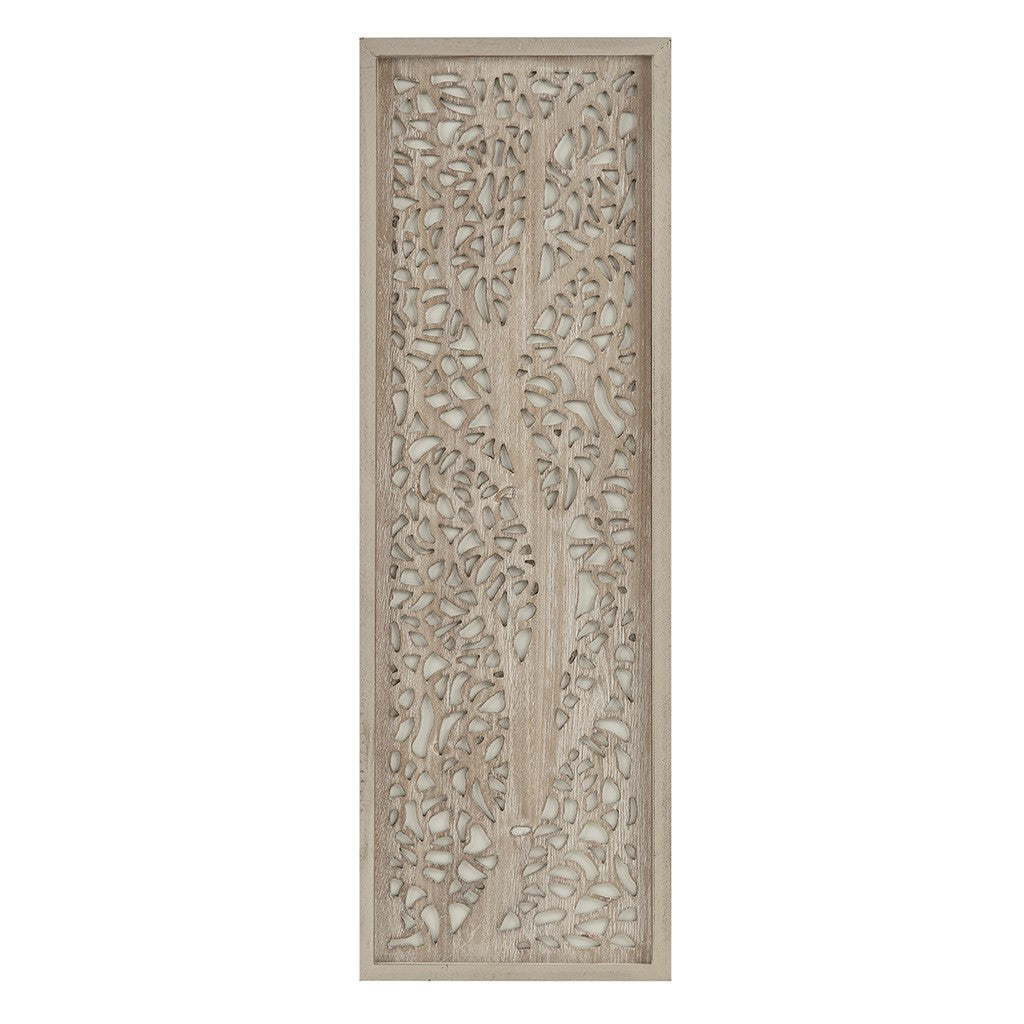 Laurel Branches Carved Wood Panel Wall Décor MP95B-0275