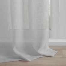 Load image into Gallery viewer, Floral Twist Tab Top Window Panel Embellished W/ Flower -50X84" Mp40-5651
