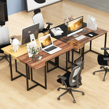 Load image into Gallery viewer, 48&quot; Computer Desk with Metal Frame and Adjustable Pads-Black
