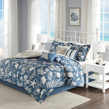 Load image into Gallery viewer, Madison Park 7 Piece Cotton Sateen Comforter Set - Cal King Mp10-5283
