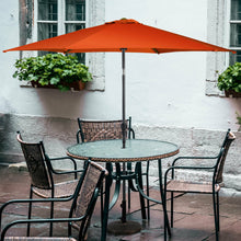 Load image into Gallery viewer, 9 ft Patio Outdoor Umbrella with Crank-Orange
