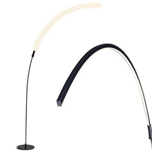 Load image into Gallery viewer, LED Arc Floor Lamp with 3 Brightness Levels-Black
