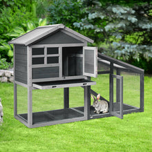 Load image into Gallery viewer, Wooden Chicken Coop with Ventilation Door and Removable Tray for Indoor and Outdoor
