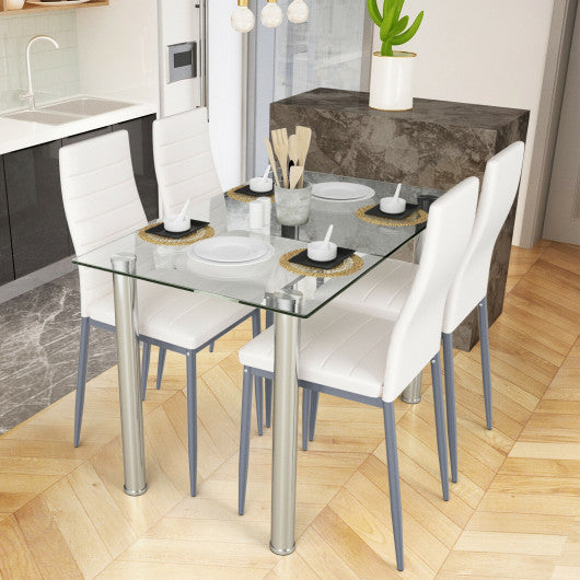 5 Pieces Dining Set with Simple Design