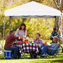 Load image into Gallery viewer, 10 x 10 Feet Pop Up Tent Slant Leg Canopy with Detachable Side Wall-White
