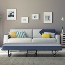 Load image into Gallery viewer, Rollaway Guest Bed with Sturdy Steel Frame and Wheels-Navy
