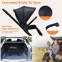Load image into Gallery viewer, 2 in 1 Convertible Baby Stroller with Oversized Storage Basket
