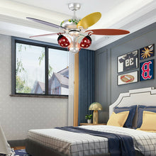 Load image into Gallery viewer, 52 Inch Kids Ceiling Fan with Pull Chain Control
