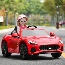 Load image into Gallery viewer, 12V Kids Ride On Car Licensed Maserati GranCabrio with Remote Control-Red
