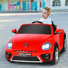 Load image into Gallery viewer, 12V Licensed Volkswagen Beetle Kids Ride On Car with Remote Control-Red
