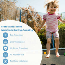 Load image into Gallery viewer, 12Ft Replacement Weather-Resistant Trampoline Safety Enclosure Net
