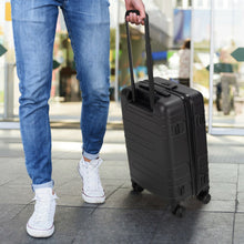 Load image into Gallery viewer, 20 Inch Expandable Luggage Hardside Suitcase with Spinner Wheel and TSA Lock-Black

