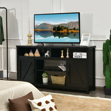 Load image into Gallery viewer, 59 Inch TV Stand Media Center Console Cabinet with Barn Door for TV&#39;s 65 Inch-Black
