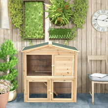 Load image into Gallery viewer, 35 Inch Wooden Chicken Coop with Ramp

