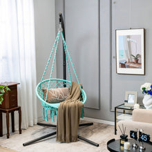 Load image into Gallery viewer, Cushioned Hammock Swing Chair with Hanging Kit-Turquoise
