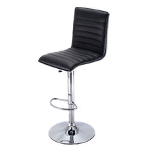 Load image into Gallery viewer, 1 PC Swivel Bar Stool Modern Adjustable Height Hydraulic Diner Chair 4 Color New-Black
