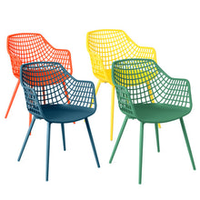 Load image into Gallery viewer, 4 Pieces Kids Chairs with Curved Backrest and Ergonomic Armrests
