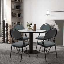 Load image into Gallery viewer, 2/4 Pieces Padded Folding Dining Chairs with Backrest-Set of 4
